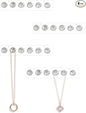Mymazn Acrylic Necklaces Holder Wall Mounted Necklace Hangers Hanging Jewelry Organizer with 6 Hooks, Clear Jewelry Hangers for Necklace Organizer for Girls Women, Necklace Hooks for Wall (4 Pack)