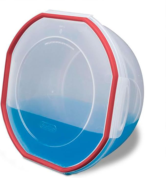 Sterilite Rocket Red Ultra Seal Latching Bowl, 4.7 Quart
