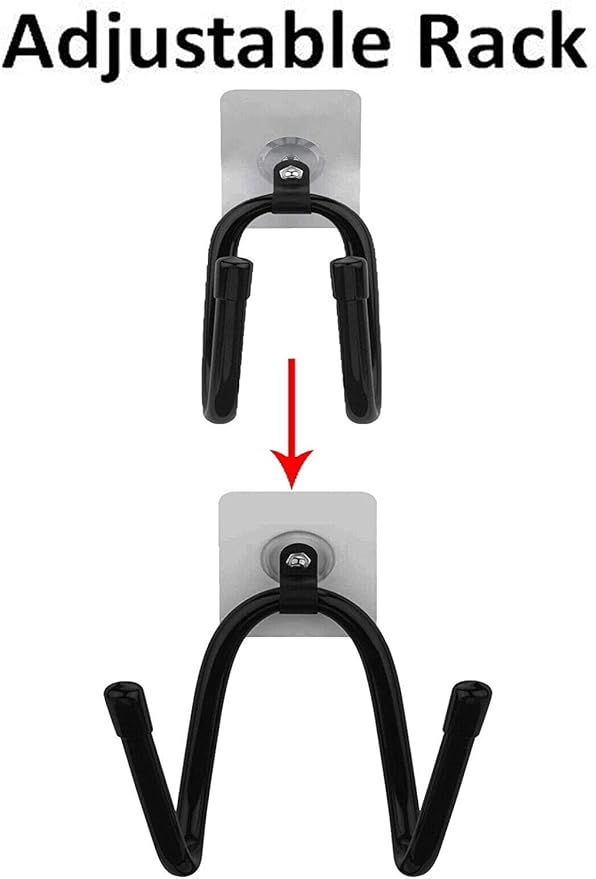 Cowboy Hat Rack Hat Holder Hat Organizer Hat Hanger Hat Wall Mount - Adhesive Metal Hooks - Easy to install - 4 Pack - No Hat