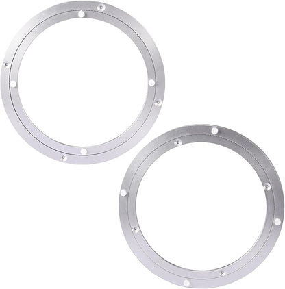 Lazy Susan Hardware Rotating Turntable Bearings Swivel Plate Hardware Aluminum Metal for Dining-Table and Workbench (10 Inchs) … …