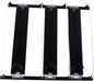 Soda Can Dispenser Organizer for Fridge Automatic Pusher 38cm E Shaped (Black)