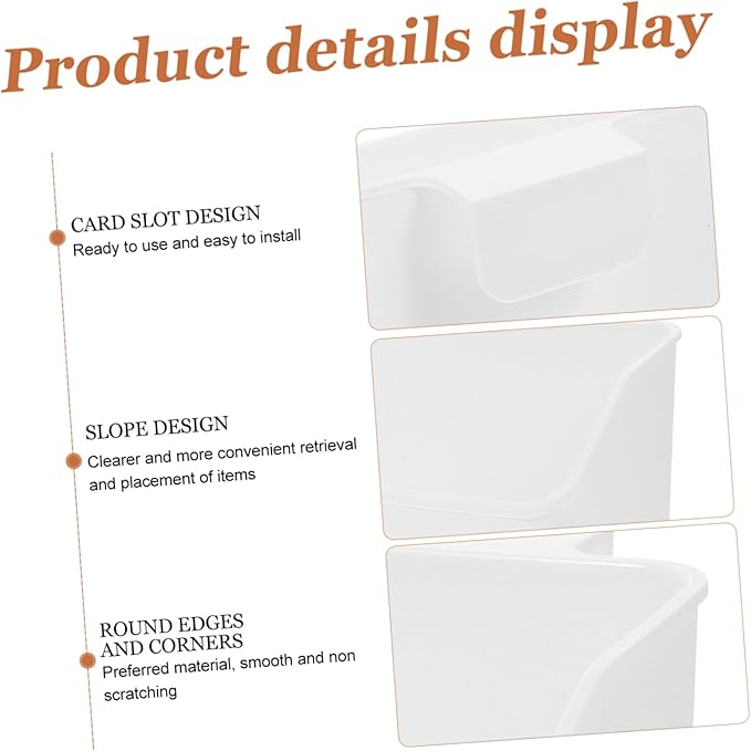 Cabilock Over Cabinet Door Organizer Kitchen Storage Basket for Spice and Seasoning Bottles Wall Mounted Storage for Tidy Cabinets Hanging Design Long Basket