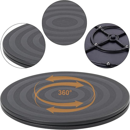 8 Pack 8 Inch Lazy Susan Turntable, Heavy Duty Lazy Susan Turntable Organizer, Premium 8 Inch Rotating Swivel Stand for Table Top, Kitchen, and More