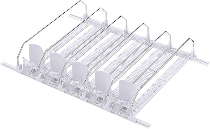 Refrigerator Beverage Storage Box Automatic Beverage Pusher Soda Can Dispenser Refrigerator Storage Box Automatic Pusher Glide Drink Organizer for Kitchen(#5)