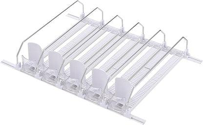 Refrigerator Beverage Storage Box Automatic Beverage Pusher Soda Can Dispenser Refrigerator Storage Box Automatic Pusher Glide Drink Organizer for Kitchen(#5)