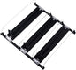 38cm Self Pushing Soda Can Organizer, Sturdy E Shaped Automatic Pusher Glide, Adjustable Refrigerator Drink Holder for Garage Cooler, Merchandise Shelf (Black)