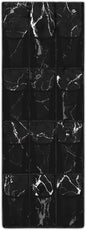 Black Marble 12-Pocket Over Door Hanging Shelves, Adjustable Compartments for Spices, Snacks, Cosmetics