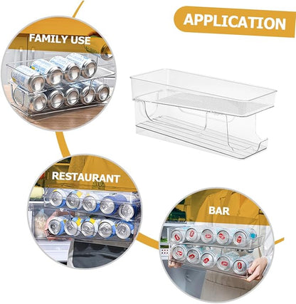 Multi-Function Can Holder Household Fridge Organizer Soda Organizer Refrigerator Can
