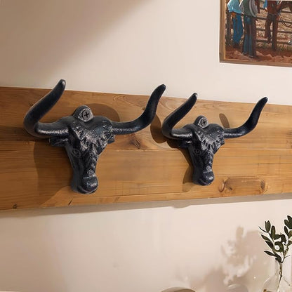 Cowboy Hat Rack Wall Mount 4PC Cowboy Hat Holder Hooks Western Hat Rack Metal Cowboy Hat Hooks Rustic Western Decor Hat Hanger