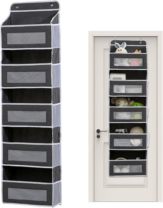 Back of the Door Organizer | Large Capacity Closet Cabinet Storage Bag | Space Saver Bag for Bra Underwear Underpants Socks