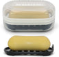AIMAIAIMAI Soap Box, Travel Soap Container, Bar Soap Case with Removable Draining Layer - Clear Style A