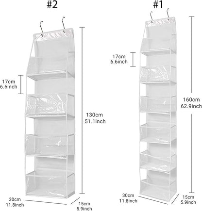 Hanging Handbag Organizer PVC Closet Bedroom Organizer Home Organization Tool