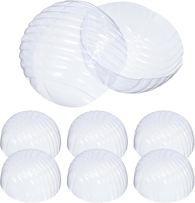 SEWACC 10pcs Baseball Caps Inserts Shaper Plastic Hat Inner Support, Clear Display Holder Cap Inner Liner, 7.48 x 7.48 x 3.93 Inch