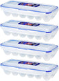 Lock & Lock Eggs Dispenser, Holder for 12 Eggs, Set of 4