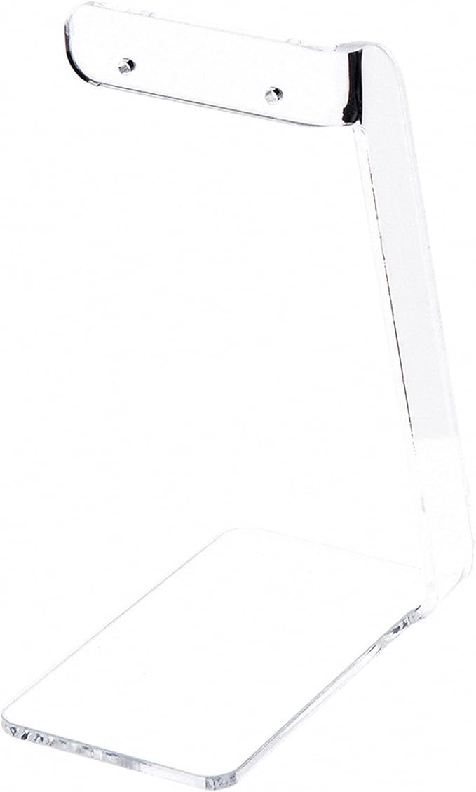 Plymor Clear Acrylic Signpost-style Pair Hanging Earring Display Stand, 2.375" W x 3.5" D x 5" H