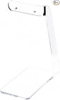 Plymor Clear Acrylic Signpost-Style Pair Hanging Earring Display Stand, 2.375" W x 3.5" D x 5" H (2 Pack)