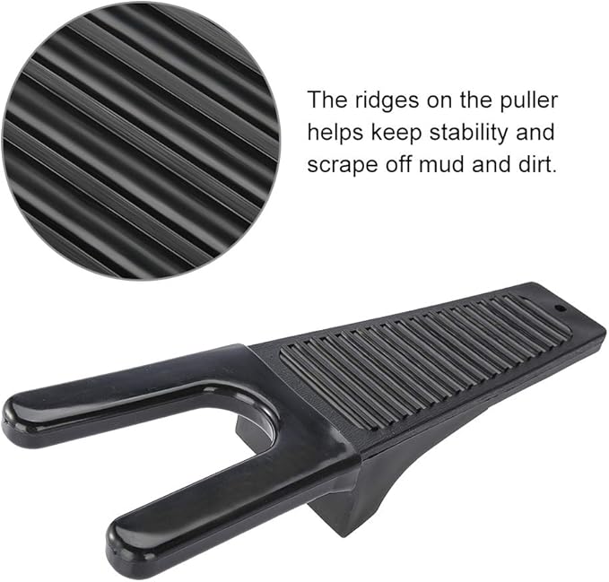 ZJchao Boot Jack, Heavy Duty Boot Puller Anti-Slip Shoe Remover Pull with Scraper for Mud Remover Garden Soil Clay Remover
