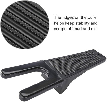 ZJchao Boot Jack, Heavy Duty Boot Puller Anti-Slip Shoe Remover Pull with Scraper for Mud Remover Garden Soil Clay Remover