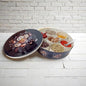 Floral Iron Spice Box For Kitchen | Detachable Containers Iron Masala Box For Kitchen (Navy Blue)
