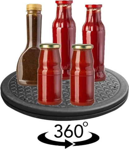 2 Pack 12 Inch Heavy Duty Rotating Stand, 360°Rotation Lazy Susan with Steel Ball Bearings for Model Base Rotating Plants Crafts Stand Monitor TV Stereos Sculpture