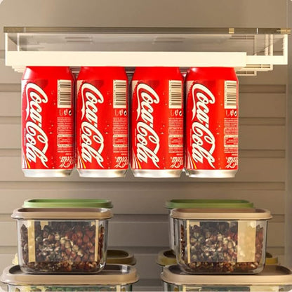 Hanging Soda Can Organizer Stacking Can Dispensers Refrigerator Hanging Storage Rack Beer Sorting and Storage Rack Beverage Storage Rack