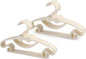 YYaaloa Kids & Baby Plastic Hangers - Very Durable, Toddler & Infant Hangers (Beige, 30pcs)