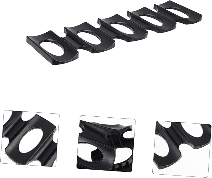 Luxshiny Refrigerator Wine Rack Storage Organizer Can Dispenser Silicone Mat for Beer Soda Water Bottles