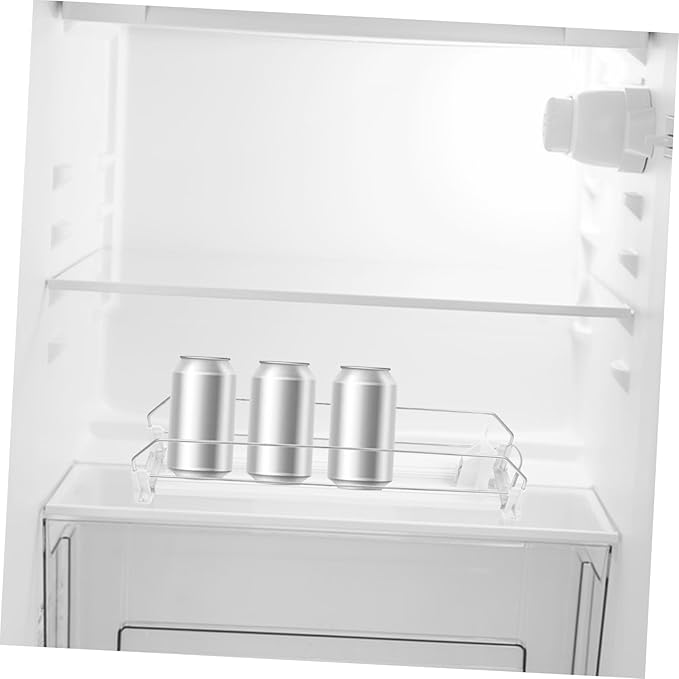 Push Drink Dispenser Organizer for Fridge Rolling Can Beverage Storage for Home Commercial Use Minimalist Design Ample Space for Soda Juices and Beer