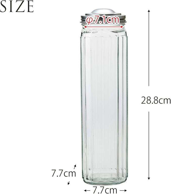 東洋佐々木ガラス Toyo Sasaki Glass Pasta Case, Made in Japan SGI-15-N