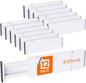 Lifewit 12 Pack 4" High Drawer Dividers 34-56cm/13.5-22" Adjustable Drawer Organizer for Clothes/Utensils, Expandable Drawer Separator in Dresser/Kitchen/Bedroom/Office Organization & Storage White