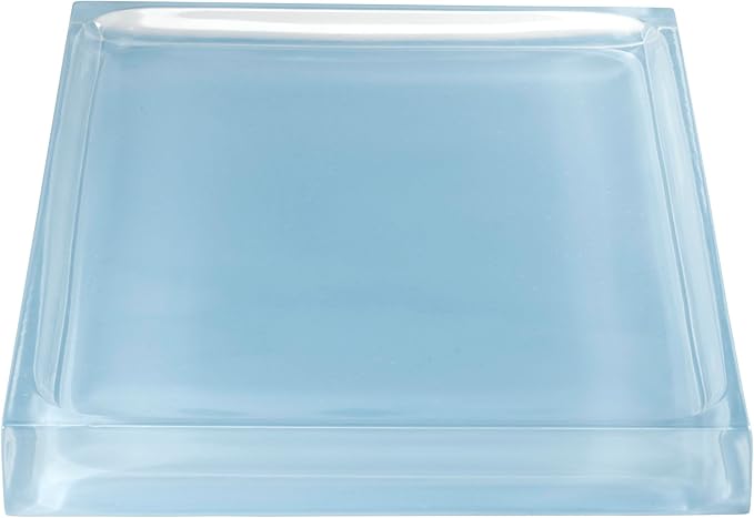Izod - Vanity Tray, Durable Countertop Accessories, Sleek Resin Organizer, Dorm Room Essentials, Modern Home Decor (Marina Collection, Blue)