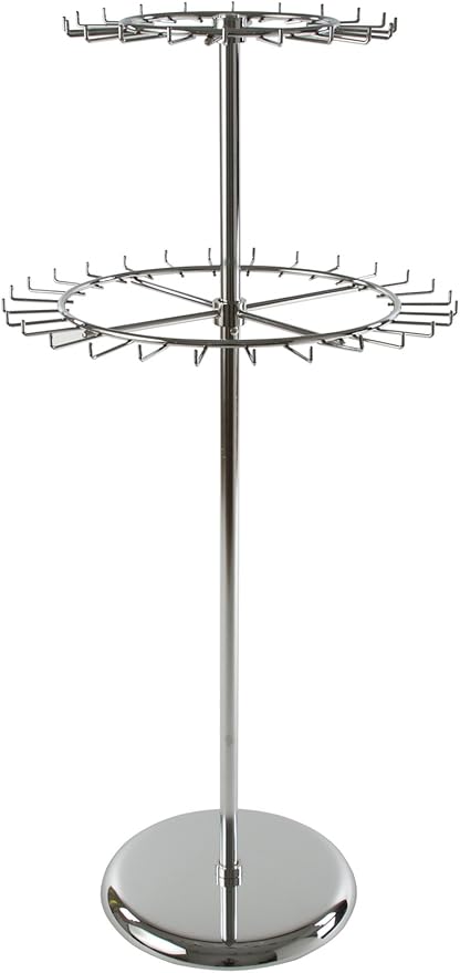 Two-Tier Rotating Belt & Tie Rack