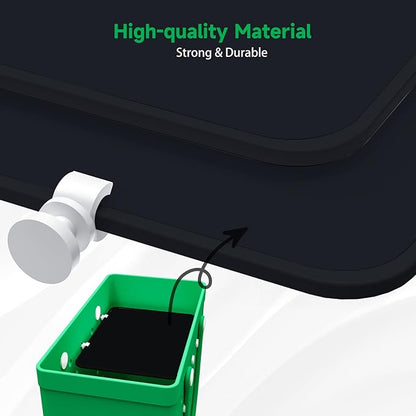 2PCS Divider Tray for Bogg Bag - Beach Bag Accessories for Bogg Bags Original X Large - Organizing Bags and Divide Space (All Black)