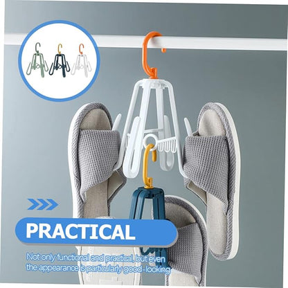 Holibanna 3pcs Multi-Functional Drying Shoe Rack Foldable Hanging Organizer Multi- for Space Saving for Home Use