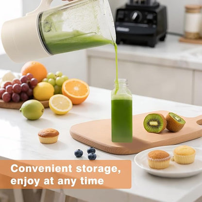 10 Pcs 12oz Plastic Juice Bottles With Caps, Reusable Food Grade Chear Juice Containers for Juicing, Smoothies, Coffee, and Other Beverages