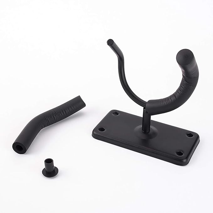 Helmet Hanger, Helmet Holder Hook, Helmet rack, Helmet Holder for Motorcycle , Hat Hanger Rack , Jacket Hanger - Guitar hook - Helmet Rack Wall Mount Display & Storage Rack - No Hat, Style B, 2-Pcs