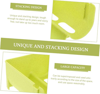 4pcs Unique Design Can Organizer Stackable Wine Bottle Holder Corner Storage Rack for Pantry Kitchen