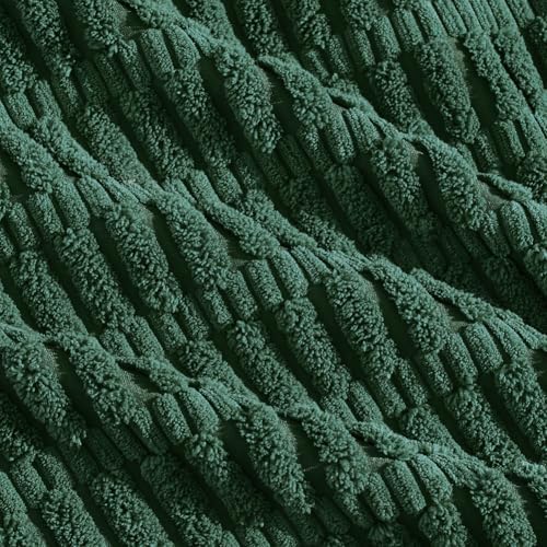 Fancy Homi 4 Packs Decorative Throw Pillow Covers for Living Room Couch Bed, Modern Farmhouse Boho Home Décor Accent Cushion Case, 18" x 18", Dark Green - Image 5