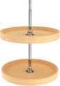REV-A-SHELF Wood Full-Circle 2-Shelf Lazy Susans for Corner Wall Cabinets