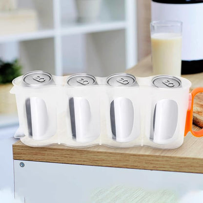 Soda Can Beverage Dispenser Organizer for Refrigerator Capacity Storage Bin for Canned Drinks and Easy to Clean for Kitchen and Pantry Organization