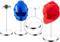 Acrylic Hat Display Stand 4 Pack- Thickened Base for Helmet, Wig, Cowboy Hat, Baseballcap, Closet Holder Rack Organizer( 11.8Inch Height)