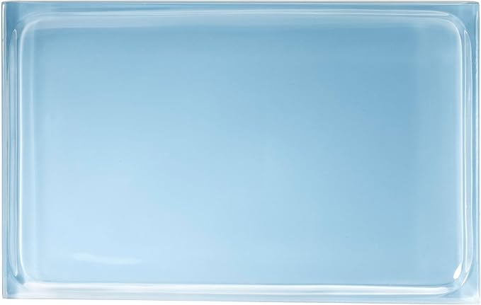 Izod - Vanity Tray, Durable Countertop Accessories, Sleek Resin Organizer, Dorm Room Essentials, Modern Home Decor (Marina Collection, Blue)