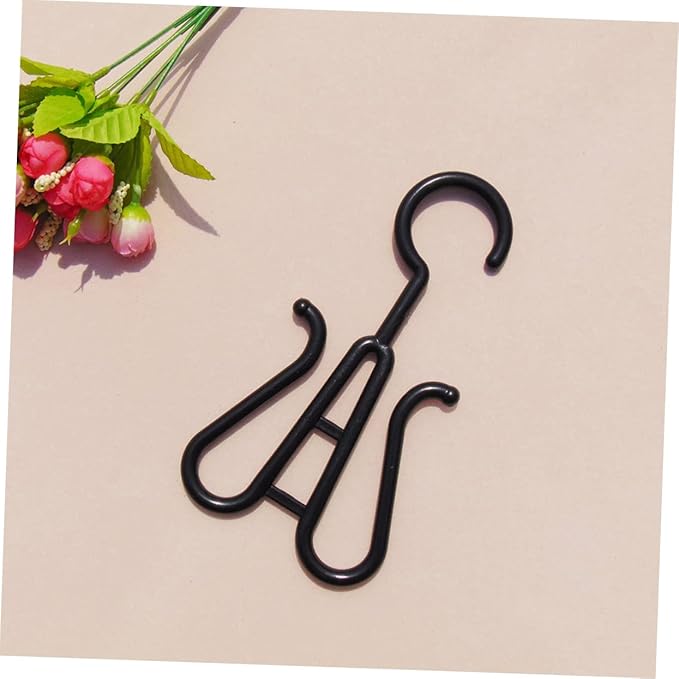 Homoyoyo 10Pcs Plastic Slipper Hooks Shoe Hanging Organizers for and Drying Fit for Footwear Space Saving for