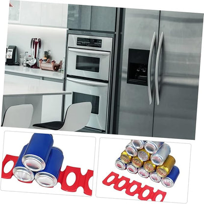 Beverage Storage Pad Beer Can Organizer Silicone Mat Kitchen Counter Wine Bottle Rack Random Color