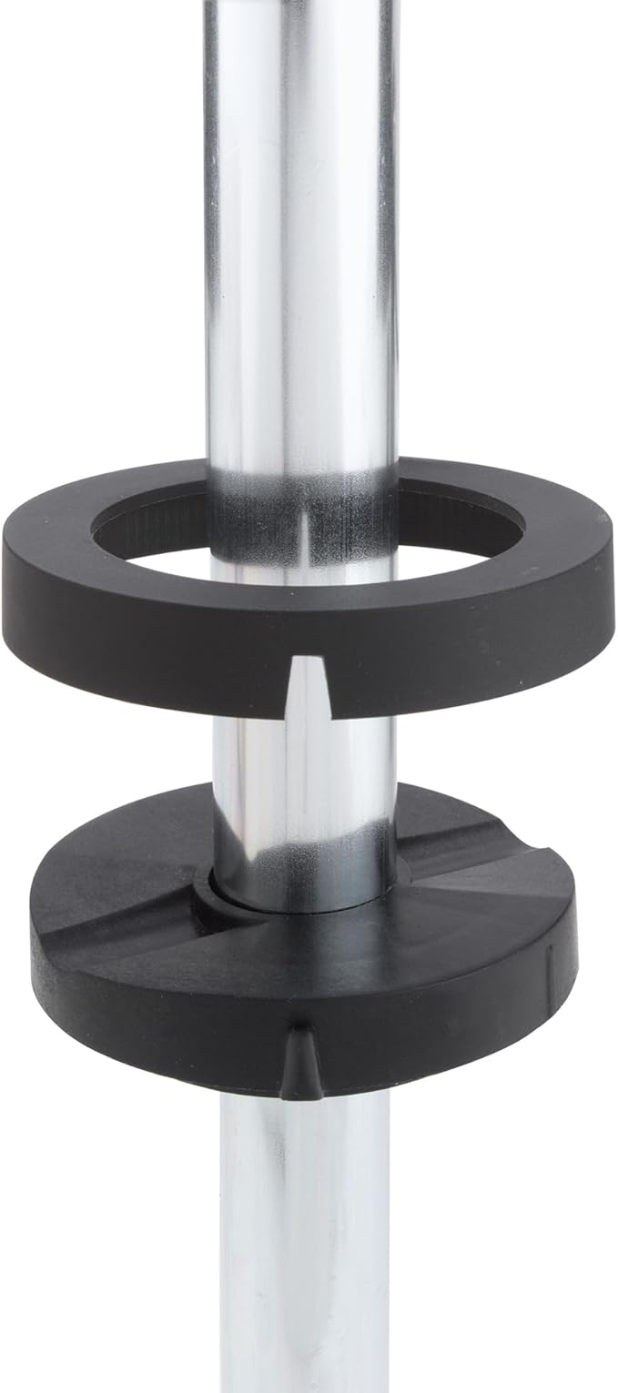 Rev-A-Shelf 2 Tier Full-Circle Lazy Susan for Corner Wall Cabinets Plastic 18" Double Shelf Swivel Kitchen Spice/Can Organizer, White, 3072-18-11-52