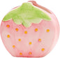 1 PC Ceramic Strawberry Makeup Holder Makeup Organizer Pen Holder Desktop Organizer (Pink)