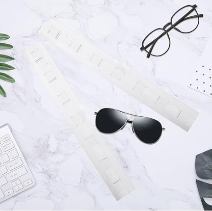 Wall Mount Sunglasses Storage Organizer Acrylic Holder Modern Eyeglasses Display Holder Set of 2 Sunglass Holder for Wall Transparent Eyewear Display