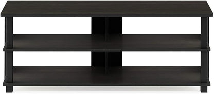 Furinno Turn-N-Tube Shoe Rack, 3-Tier Shoe Organizer, Compact Shoe Storage with Open Shelves, 15.5 x 41.1 x 15.8, Easy Assembly, for Closet Entryway, Office, Garage, Espresso/Black