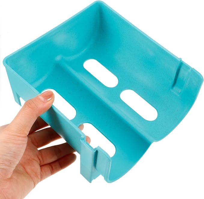 VICASKY 2pcs Stackable Can Holder Fridge Organizer Rack Blue Soft Drink Can Dispenser for Kitchen Refrigerator Pantry Storage