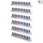 FEMELI Nail Polish Wall Rack: 6 Shelves 15 Inch Clear Acrylic Nail Polish Organizer for 66-90 Bottles Multi-Purpose Acrylic Floating Shelves (15 Inch, Clear) | 66-90 Bottles, Multi-Purpose